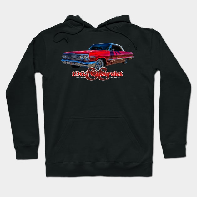 1963 Chevrolet Impala SS Hardtop Coupe Hoodie by Gestalt Imagery